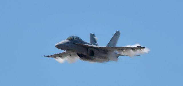 MCDONNELL DOUGLAS Super Hornet (1602025) - F/A 18 Super Hornet passing the grandstand at Naval Air Station Key West