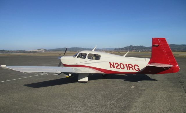 Mooney M-20 (N201RG) - North Bend Airport, Oregon