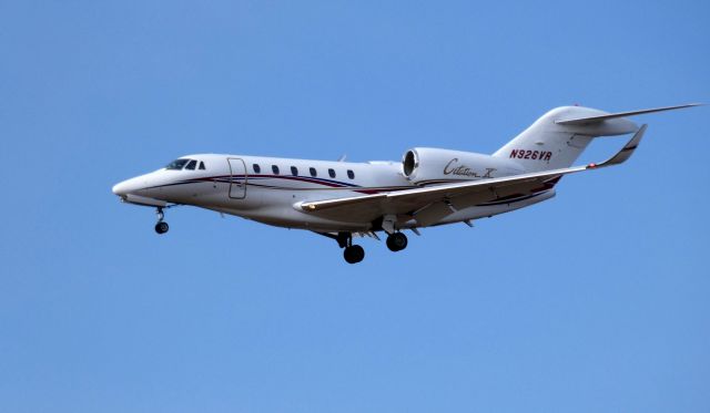 Cessna Citation X (N926VR) - On final is this 1997 Cessna Citation X in the Winter of 2019.