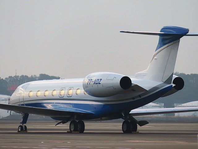 Gulfstream Aerospace Gulfstream G650 (PP-ADZ) - I took this picture on Nov 25, 2019.