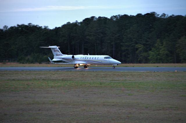 Learjet 45 (N599TA) - Departure runway 7 last day Masters 2018