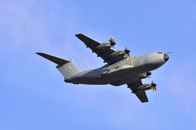 AIRBUS A-400M Atlas (F-RBAL) - French Air Force departing rnwy 08 28May2018