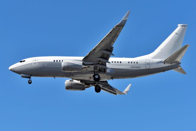 Boeing 737-700 (N834BZ) - 23-L 02-23-21, 14:49. Headed to Comlux. I do believe this was the first BBJ Built (FF 04/09/98). Orig. Boeing demonstrator, N737BZ. S/N 29102 – LN: 101 
