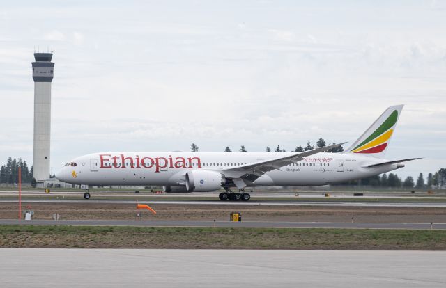 Boeing 787-9 Dreamliner (ET-AYC) - TEST FLIGHT IN PAE - GEG OPERATED AS FLIGHT BOE106