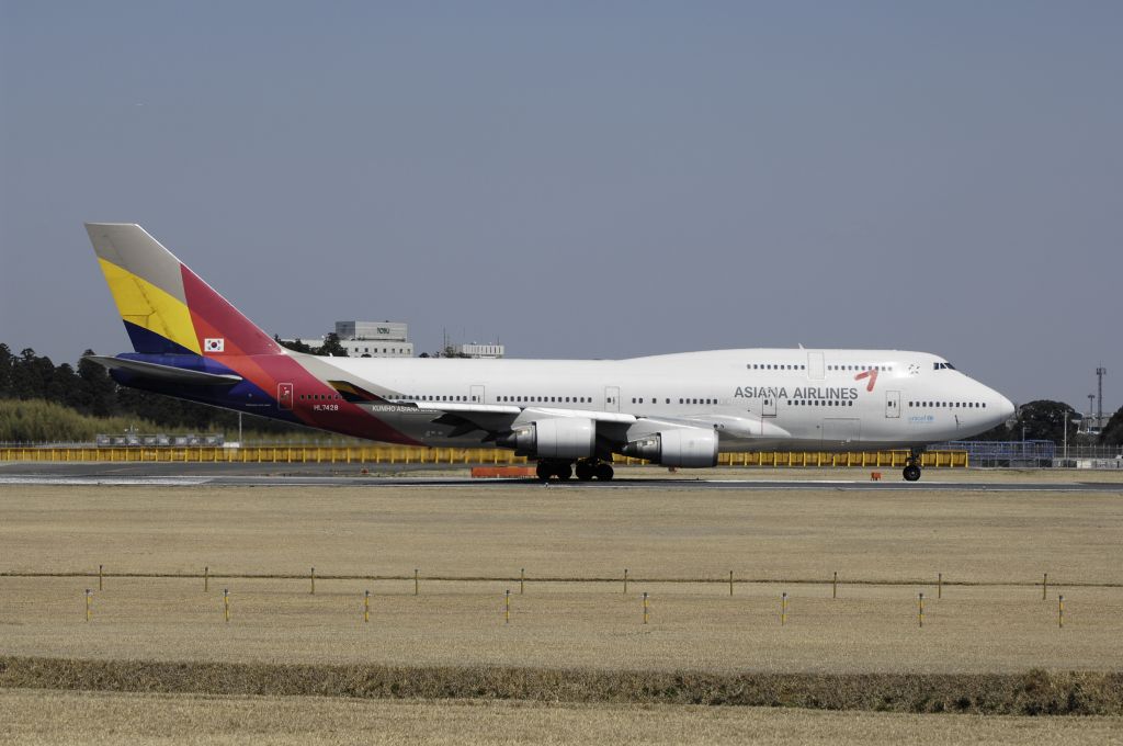 Boeing 747-400 (HL7428) - Departure at NRT Airport R/W16R on 2012/04/08