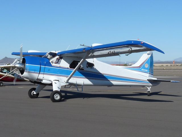 De Havilland Canada DHC-2 Mk1 Beaver (N324WB) - 1-1-2009: Beaver preparing to taxi.