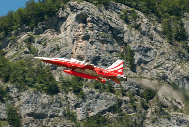J3089 — - Swiss Tiger take off at Meiringen Airbase