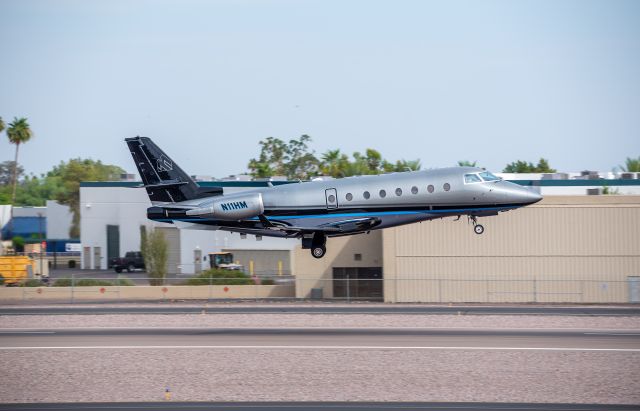 IAI Gulfstream G200 (N11HM) - Nice G200 departing KSDL