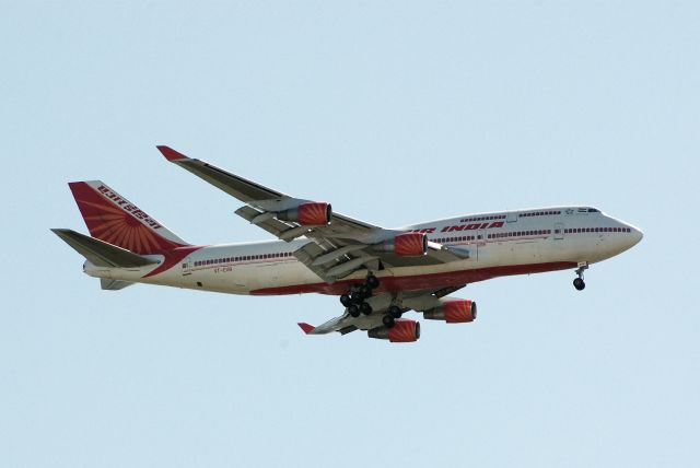 Boeing 747-400 (VT-EVB) - "Velha Goa" brought Indian PM Modi to Vancouver