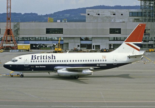 G-BGDG — - Named "River Medway" at Zurich - 1984-07-15.