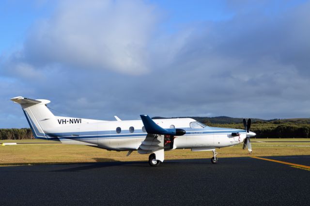 Pilatus PC-12 (VH-NWI) - PC12 VH-NWI at Flinders Island, Nov 2018