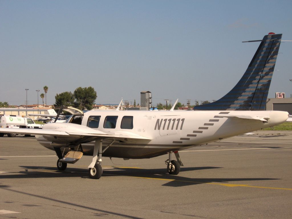 Piper Aerostar (N11111) - PARKED AT FULLERTON