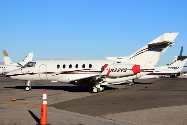 Hawker 800 (N22VS) - Seen here on 28-Oct-14 departing for KHND three days later.