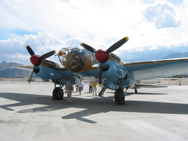 — — - Spanish built - subsequently destroyed in a crash. Seen here as a visitor on the ramp at the Palm Spring Air Museum.