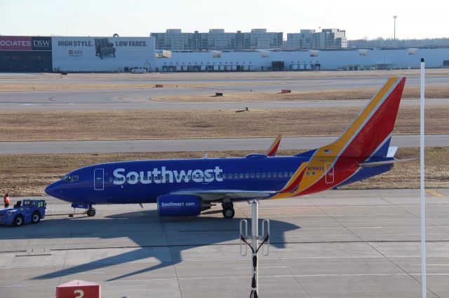 Boeing 737-700 (N7883A) - Flight 3670 to LAS - Departed 3 Hours and 10 Minutes behind schedule due to a Engine Failure(?) (January 28th, 2018) 