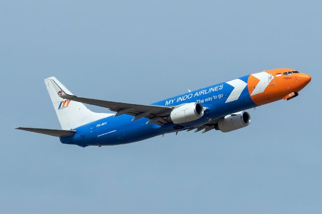 Boeing 737-800 (PK-MYI) - Boeing 737-86N cn 32691-2033. My Indon Airlines Rizqun Qareem PK-MYI RWY 21 Departure YPPH 19 December 2023.