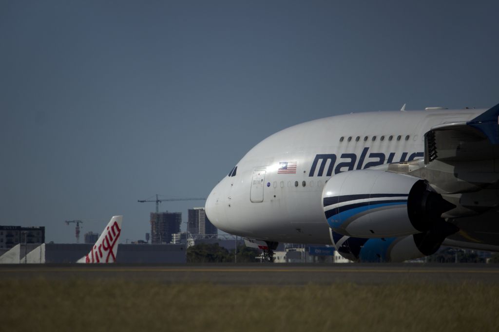 Airbus A380-800 (9M-NMA) - MAS A388 AT SYD A MONTH AGO