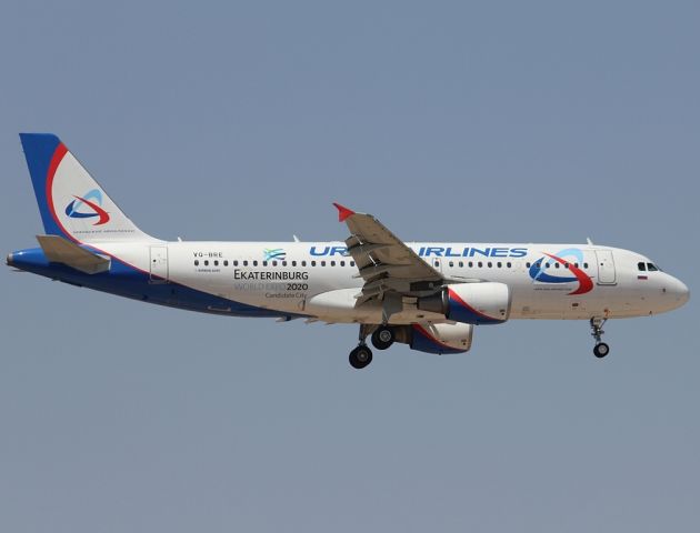 Airbus A320 (VQ-BRE) - Landing on rwy 03Lbr /LGAVbr /19/8/2013