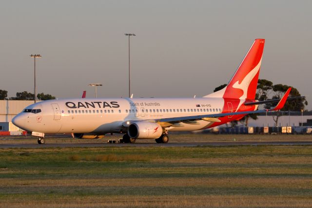 Boeing 737-800 (VH-VYD) - Feb 6, 2020, 0655 hrs. Lined up awaiting take off clearance runway 23