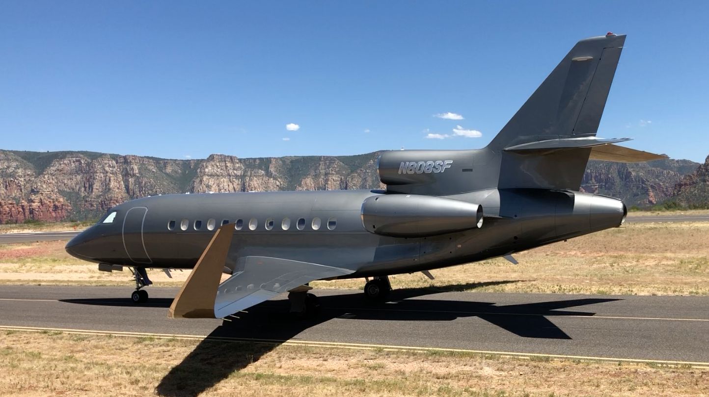 AMERICAN AIRCRAFT Falcon XP — - Beautiful visitor to Sedona today. Falcon 900EX