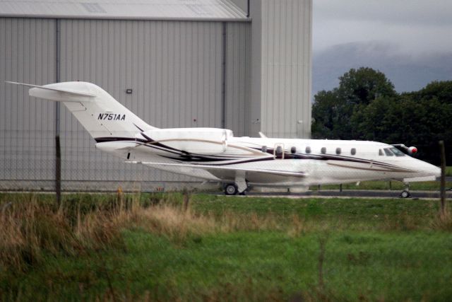 Cessna Citation X (N751AA) - Recently arrived from EIDW on 26-Aug-18.