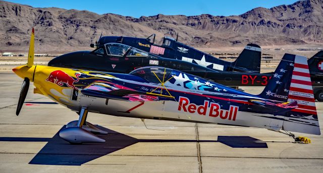 ZIVKO Edge 540 (N423KC) - N423KC Zivko Edge 540 s/n 0044 - Aviation Nation 2025br /Nellis Air Force Base KLSVbr /Photo: TDelCorobr /April 5, 2025
