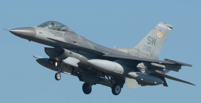 Lockheed F-16 Fighting Falcon (97-0110) - F-16 from the 55th Fighter squadron shaw AFB SC