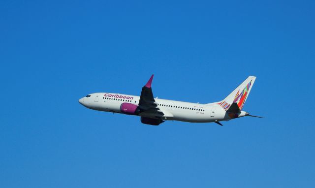 Boeing 737-800 (9Y-SUR) - 12/23/22 departure from Rwy 35L