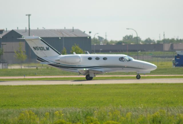 Cessna Citation Mustang (N510LM) - N510LM departing Sioux Falls SD