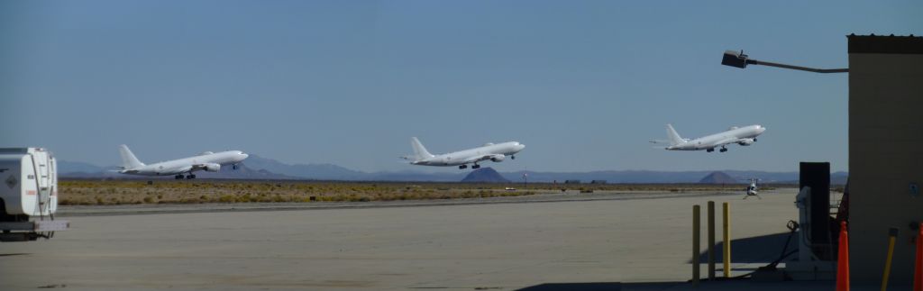 Boeing E-6 Mercury — - Taking off from Mojave Air and Space port. Great day