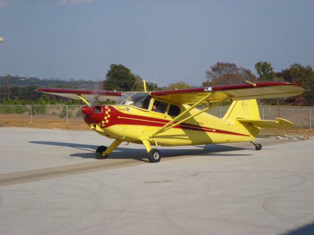 N97214 — - 1946 Stinson 108 Voyager (Miss Nadine)  Fox Stephens Field - Gilmer Municipal Airport, Gilmer, TX  November 2008