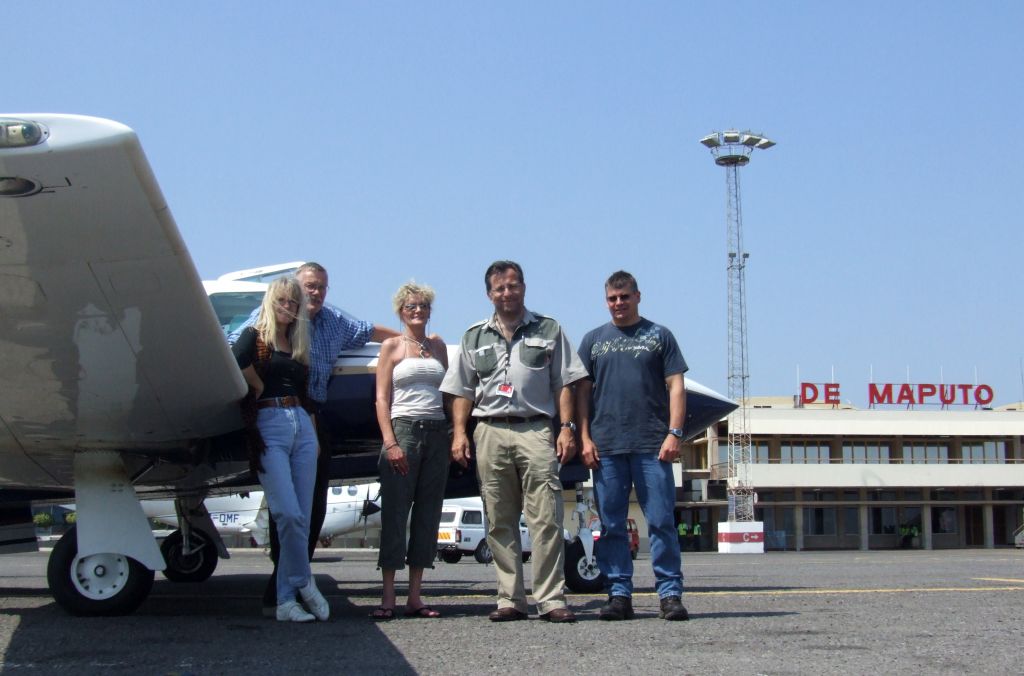 Cessna 402 (ZS-MSH) - At Maputo, Mozambique.