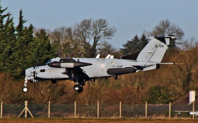 91-0516 — - u.s.army rc-12k 91-0516 about to land at shannon 4/2/15.