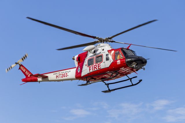 Bell 412 (VH-VJD) - NSW RFS op by Coulson Aviation Australia (VH-VJD/HT203) Bell 412EP at Wagga Wagga Airport