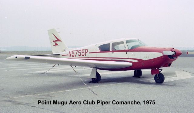 Piper PA-24 Comanche (N5755P) - [See photo for caption]