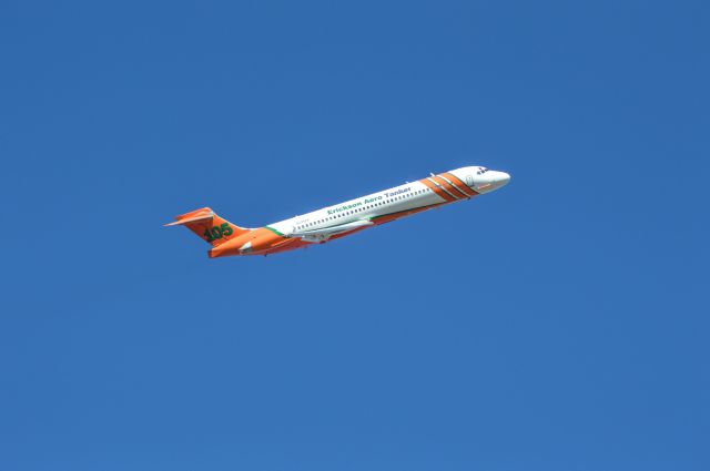 McDonnell Douglas MD-87 (N295EA) - Cajon Pass, California USA br /2005 wildfires