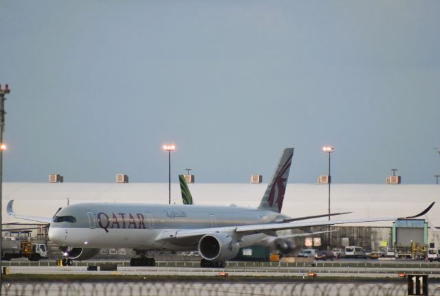 Airbus A350-1000 (A7-ANC) - A Qatar Airways State of the Art A350-1041 Taxiing for the ,Early Evening takeoff to Doha,Qatar(DOH/OTHH)