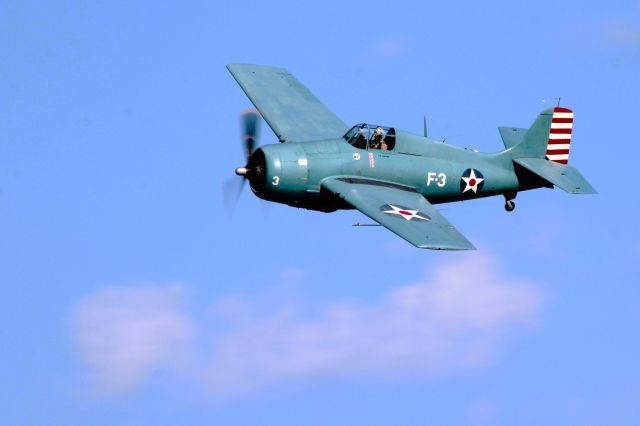 Grumman G-36 Wildcat (N12260) - Smooth Pass by the Wildcat during the Grumman Cat Tribute Wednesday July 27 Oshkosh