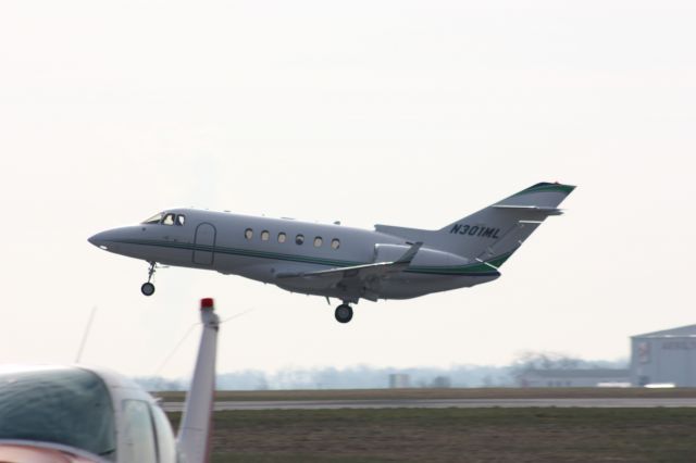 Hawker 800 (N301ML) - Taken 12-15-12