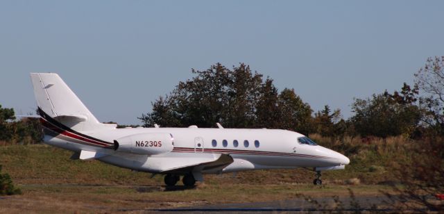 Cessna Citation Latitude (N623QS) - Taxiing for departure is this 2020 Cessna Citation Latitude 680A in the Autumn of 2021.