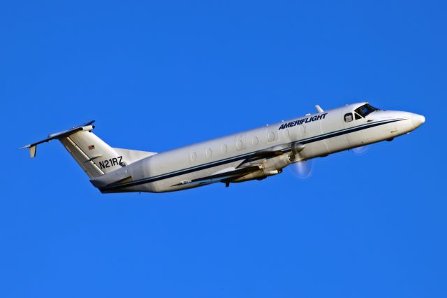 Beechcraft 1900 (N21RZ) - Thanks for keeping it low on departure Jared Romanowicz!