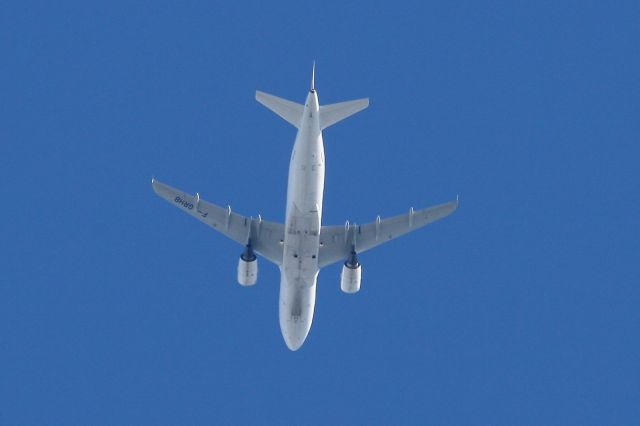 Airbus A319 (F-GRHB) - Airbus A319-111, Flight above Brest-Guipavas Airport (LFRB-BES)