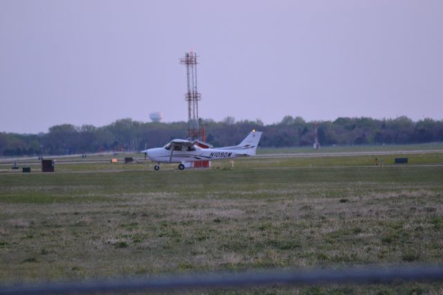 Cessna Skyhawk (N1090W) - Awaiting Takeoff on a training Flight from KFSD Runway 21 - 4-20-2012