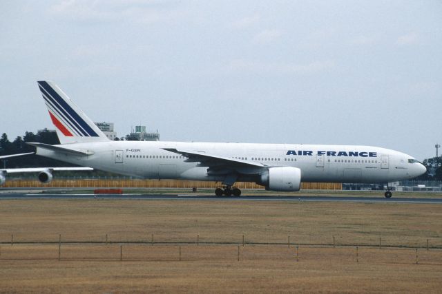 Boeing 777-200 (F-GSPI) - Departure at Narita Intl Airport Rwy16R on 2003/04/11