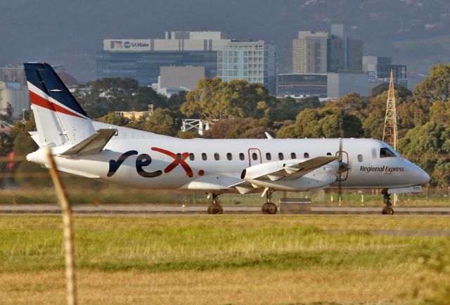 Saab 340 (VH-RXQ) - REX - REGIONAL EXPRESS - SAAB 340B - REG VH-RXQ (CN 340B-200) - ADELAIDE INTERNATIONAL SA. AUSTRALIA - YPAD (3/6/2015) PHOTOGRAPH TAKEN WITH A CANON 550D AND 300 MM LENSE