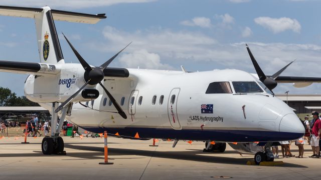 — — - RAN, Dash8 200, LADS Hydrography, platform.
