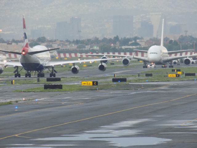 Boeing 747-400 (G-CIVP) - The Beauty and the Beast... Face to Face...