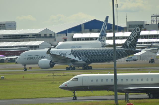 Airbus A350-900 — - Airbus returning from Validatio flight for the Farnborough Airshow from 11-17JUL16