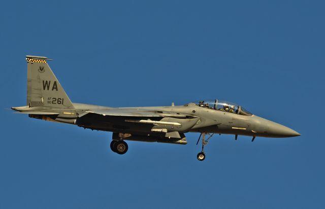 McDonnell Douglas F-15 Eagle (90-0261) - McDonnell Douglas F-15E Strike Eagle 90-0261 -  RED FLAG 15-4 August 17 to 28br /br /Las Vegas - Nellis AFB (LSV / KLSV)br /TDelCorobr /August 24, 2015