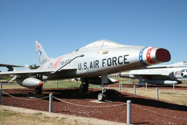 53-1709 — - F-100 Super Sabre 53-1709 painted as 55-2879. This aircraft was NASA 703 Chase Plane and later given to San Jose State University Aero Dept from 1972 to 2004. I worked on this aircraft in 1995. Now at Castle AFB Museum.